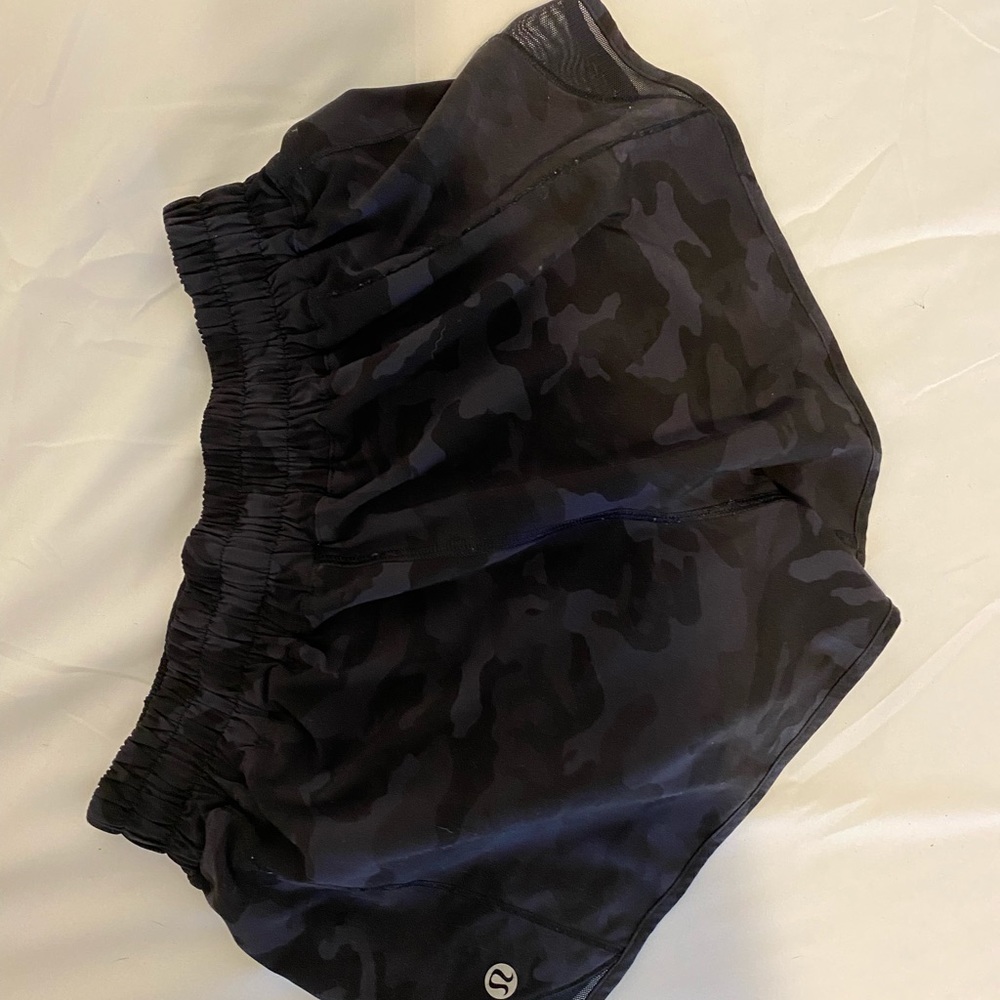 Lululemon shorts in camo
